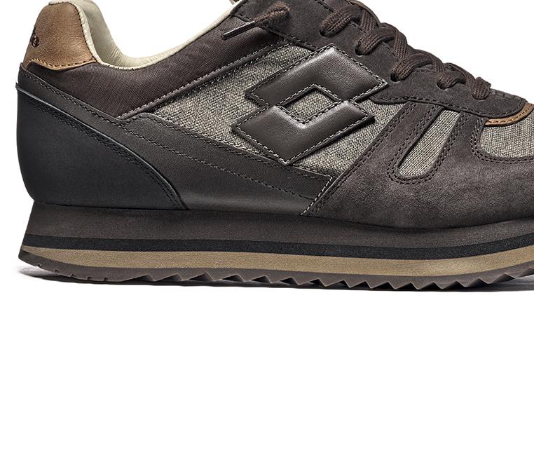 

Кроссовки мужские Lotto KYOTO T7402, Brown husk/brown fondant